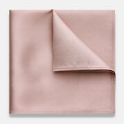 Silk Satin Pocket Square, Dusty Pink, hi-res